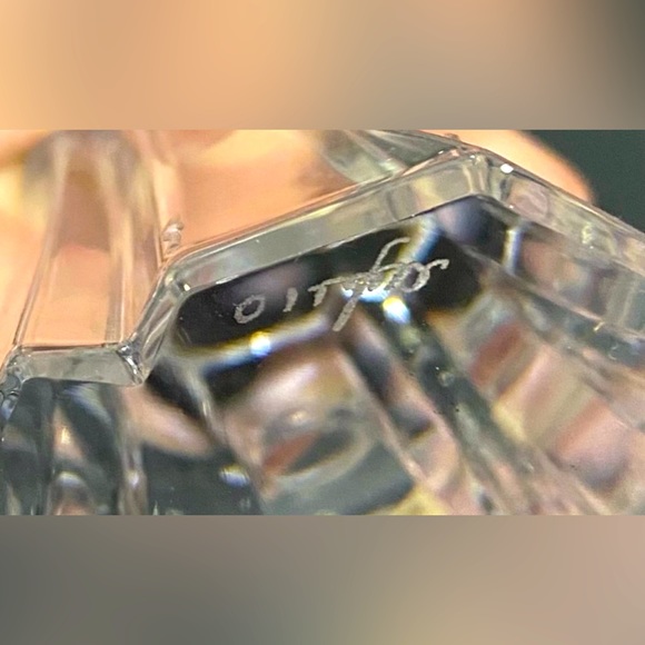 VTG Orrefors crystal candle holder “Forsythia” Made In Sweden 5.5 “ Tall - Picture 3 of 4